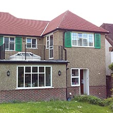 Work completed: side and rear extension, and new roof, Croydon, Surrey
